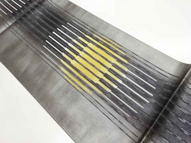 JAPANESE FUKURO OBI / WOVEN ABSTRACT STRIPE